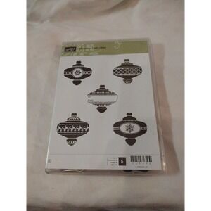Stampin' UP! CHRISTMAS COLLECTIBLES Stamp Set Ornaments. A